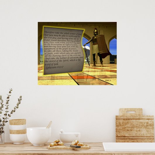 Armoir Gottes Poster (Küche)