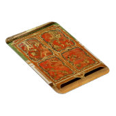 Armoire mit vier Chinoiserie roten Lackplatten e Magnet (Rechte Seite)