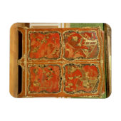 Armoire mit vier Chinoiserie roten Lackplatten e Magnet (Horizontal)