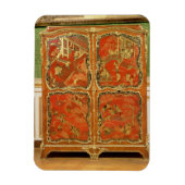 Armoire mit vier Chinoiserie roten Lackplatten e Magnet (Vertikal)