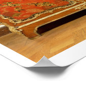 Armoire mit vier Chinoiserie roten Lackplatten e Poster (Ecke)