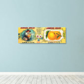 Armona Apricot Label Leinwanddruck (Insitu (Holzboden))