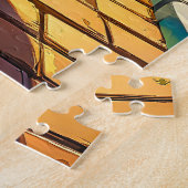 Armor-Clad Duck in einem grünen Park Puzzle (Seite)