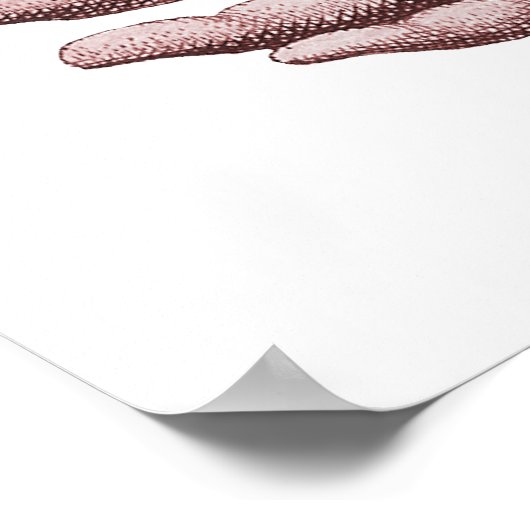 Armor Gauntlet mit einer Schlange Einzigartiges Al Poster (Ecke)