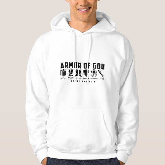 Armor of God Ephesians 6:10 Hoodie (Vorderseite)