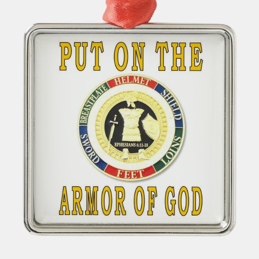 ARMOR OF GOD ORNAMENT AUS METALL (Vorne)
