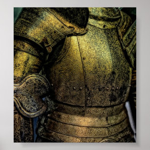 Armor of Medieval Knight Poster