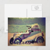 Armored car Ursus wz 34 Postkarte (Vorne/Hinten)