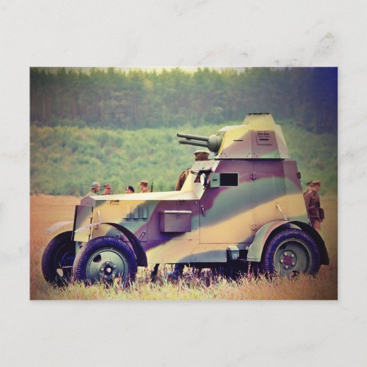 Armored car Ursus wz 34 Postkarte (Vorderseite)