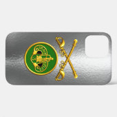 Armored Cavalry Crossed Sabers Metal Case-Mate iPhone Hülle (Rückseite (Horizontal))
