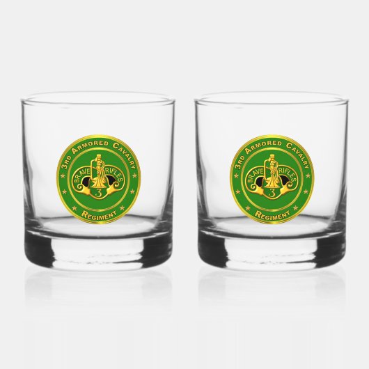 Armored Cavalry Regiment ACR Whiskyglas (Vorderseite)