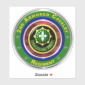 Armored Cavalry Regiment Aufkleber (Blatt)