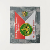 Armored Cavalry Regiment "Brave Rifles" Wandteppich (Vorderseite)