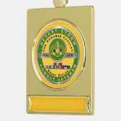 Armored Cavalry Regiment Desert Storm Veteran Banner-Ornament Gold (Links)