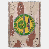 Armored Cavalry Regiment Desert Storm Veteran Decke (Vorderseite Vertikal)