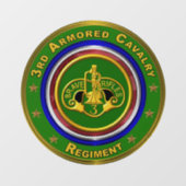 Armored Cavalry Regiment Fensteraufkleber (Blatt)