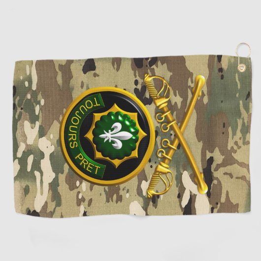 Armored Cavalry Regiment Golfhandtuch (Horizontal)