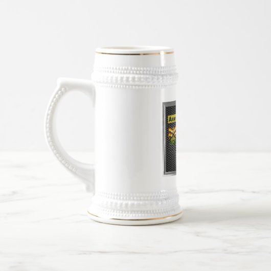 Armored Cavalry Regiment "Immer bereit" Bierglas (Links)