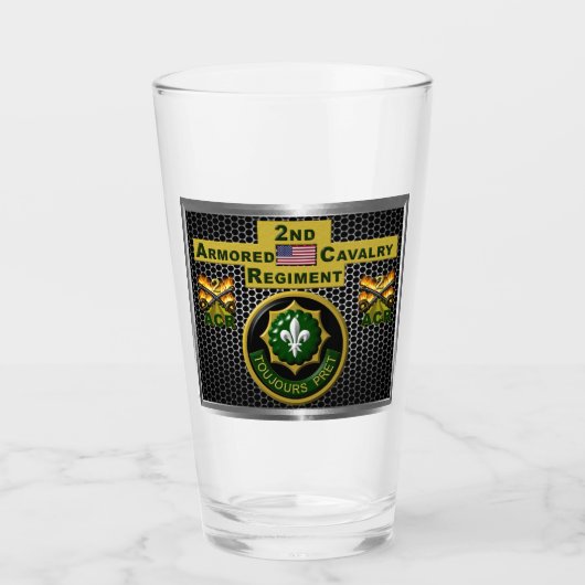 Armored Cavalry Regiment "Immer bereit" Glas (Vorderseite)