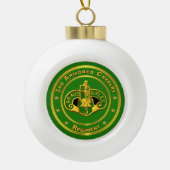 Armored Cavalry Regiment Keramik Kugel-Ornament (Vorderseite)