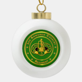 Armored Cavalry Regiment Keramik Kugel-Ornament