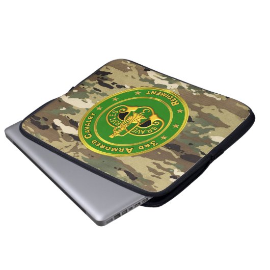 Armored Cavalry Regiment Laptopschutzhülle (Vorne Knopf)