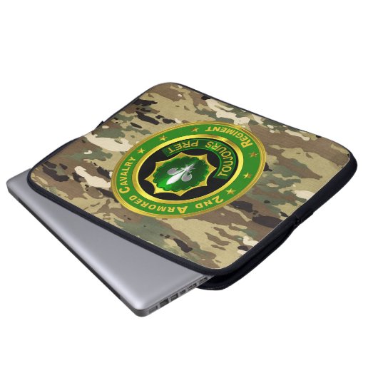 Armored Cavalry Regiment Laptopschutzhülle (Vorne Knopf)