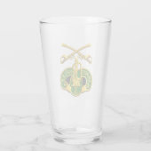 Armored Cavalry Regiment Säbelinsignien Glas (Rückseite)