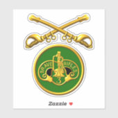Armored Cavalry Regiment Sabers Car Aufkleber (Blatt)