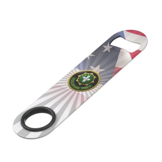 Armored Cavalry Regiment Speed Flaschenöffner (Vorderseite Schrägansicht)