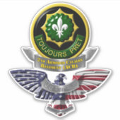 Armored Cavalry Regiment Veteran Car Aufkleber (Vorderseite)