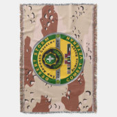 Armored Cavalry Regiment Wüste Storm Veteran Decke (Vorderseite Vertikal)