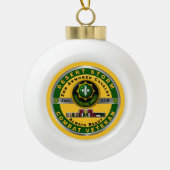 Armored Cavalry Regiment Wüste Storm Veteran Keramik Kugel-Ornament (Vorderseite)