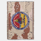 Armored Division Desert Storm Veteran Decke (Vorderseite Vertikal)