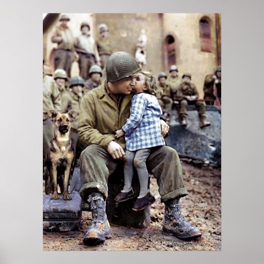 Armored Division Technician, Frankreich, 1945 Poster (Vorne)