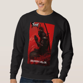 Armored Dragonborn Samurai Gebet - Dunkler Krieger Sweatshirt