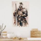 Armored Knight Poster (Küche)