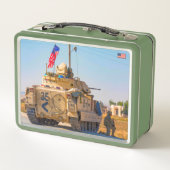 ARMORED PERSONNEL CARRIER - M2 Bradley Metall Brotdose (Rückseite)