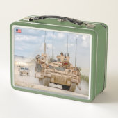 ARMORED PERSONNEL CARRIER - M2 Bradley Metall Brotdose (Rückseite)