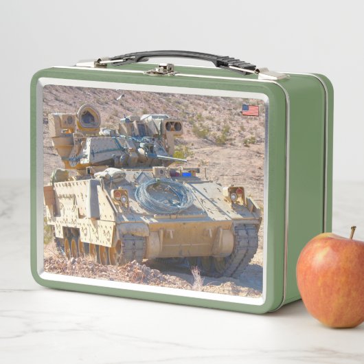 ARMORED PERSONNEL CARRIER - M2 Bradley Metall Brotdose (Beispiel)