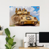 ARMORED PERSONNEL CARRIER - M2 Bradley Poster (Heimbüro)