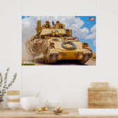 ARMORED PERSONNEL CARRIER - M2 Bradley Poster (Küche)