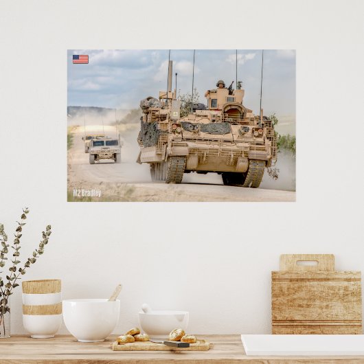 ARMORED PERSONNEL CARRIER - M2 Bradley Poster (Küche)