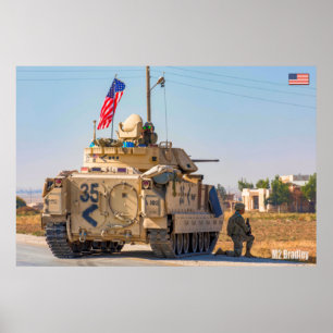 ARMORED PERSONNEL CARRIER - M2 Bradley Poster