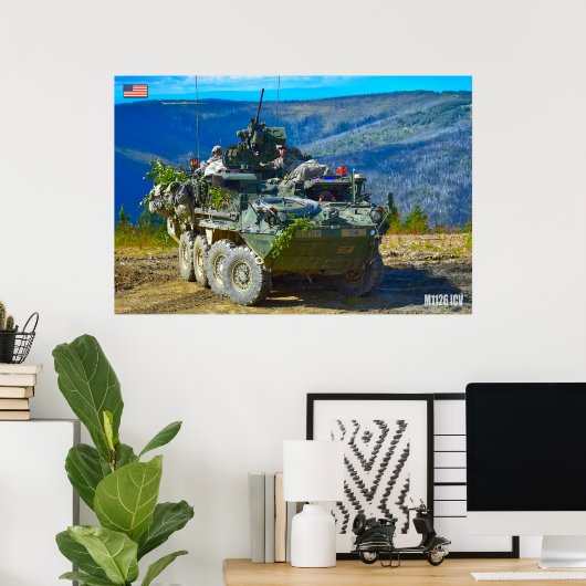 ARMORED PERSONNEL CARRIER - Stryker Poster (Heimbüro)