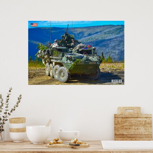 ARMORED PERSONNEL CARRIER - Stryker Poster (Küche)