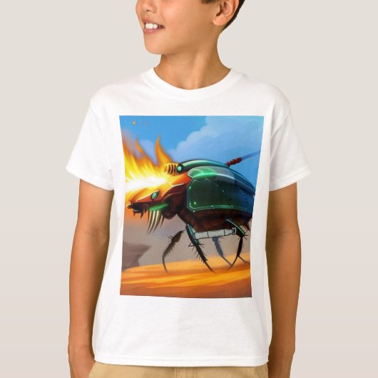 Armored Robot Bug T-Shirt (Vorderseite)