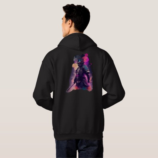 Armored Samurai Hoodie (Schwarz voll)