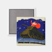 Armored Santa Magnet (Vorderseite/Rückseite)