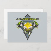 Armored Up - Omni-Kix Cannonbolzen Einladungspostkarte (Vorne/Hinten)